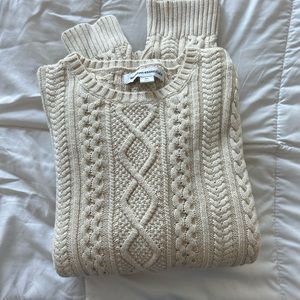 Men’s xxl fall cable cream sweater
